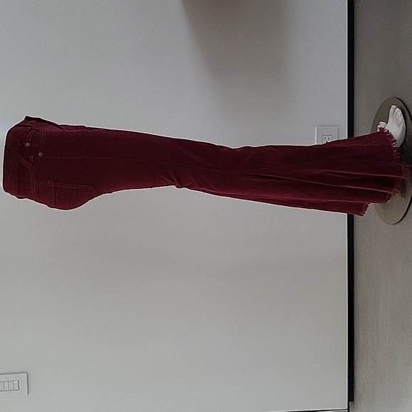 RARE! Free People 16.5" EXTREME FLARE! NWOT! Y2K Corduroy Low Rise Flared Jeans! - Picture 7 of 16